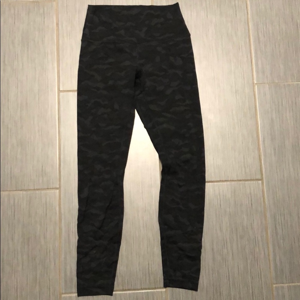 Lululemon Camouflage align pants , 28” inseam